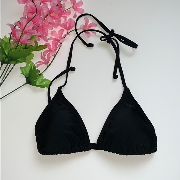 Joe Boxer Other - Joe boxer triangle bikini top black